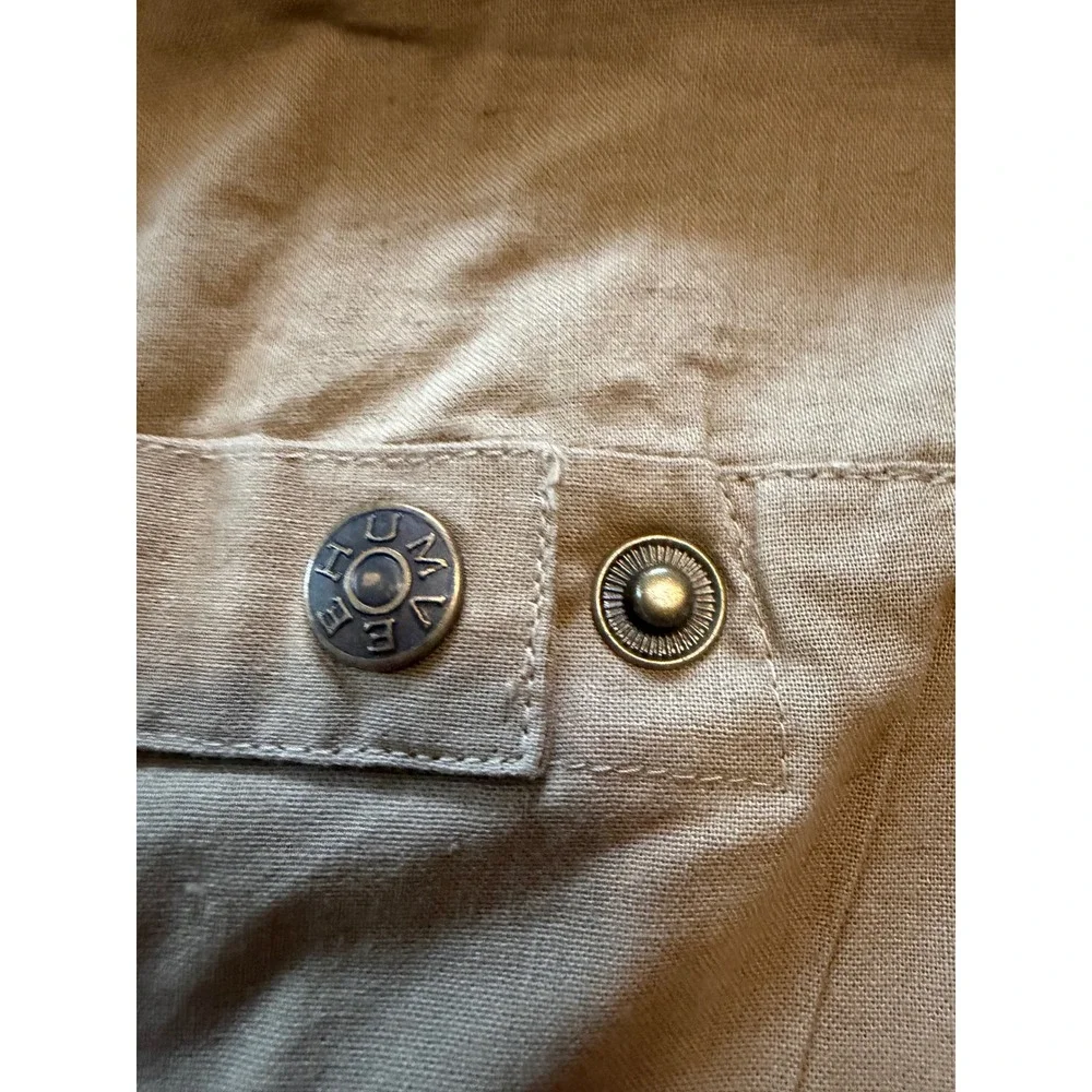Humvee Mens Safari Photo Vest Khaki Cotton Utility Fishing Multi-Pocket Size M